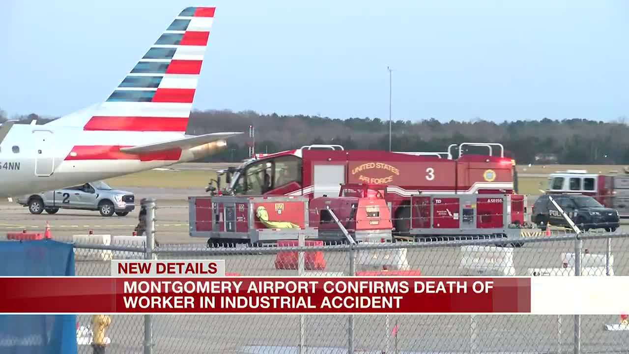 Worker killed in Montgomery airport 'industrial' accident