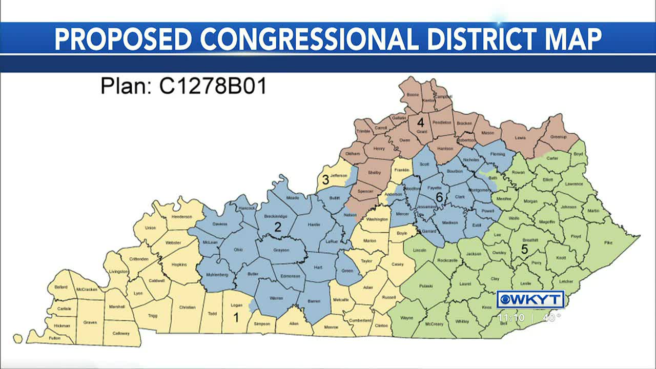 Ky Congressional Districts Map Ky Senate Releases Congressional Redistricting Plans