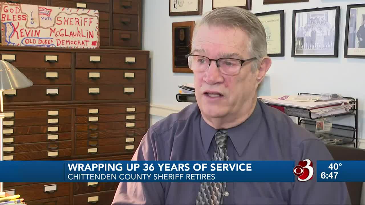Chittenden County Sheriff ready to hand over reins