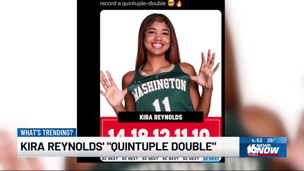 Washington’s Kira Reynolds posts quintuple-double