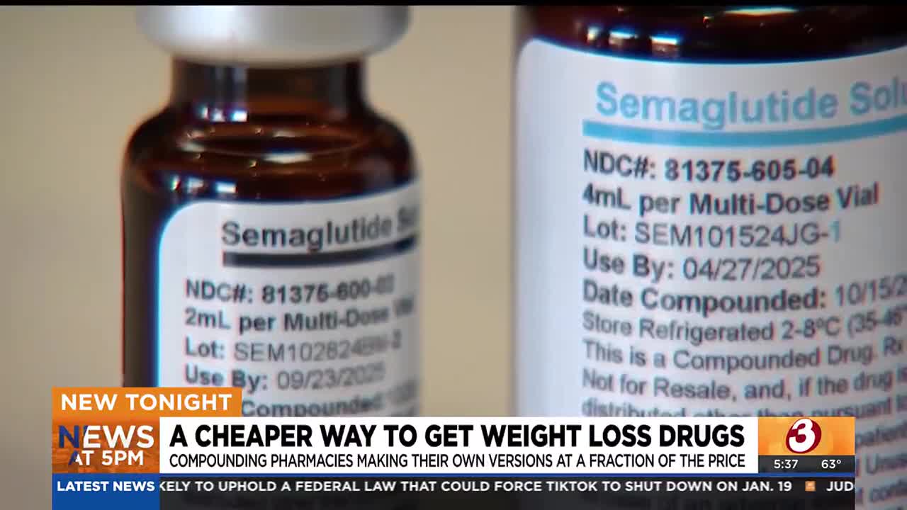 Compounding pharmacies offer weight loss drugs at cheaper rate