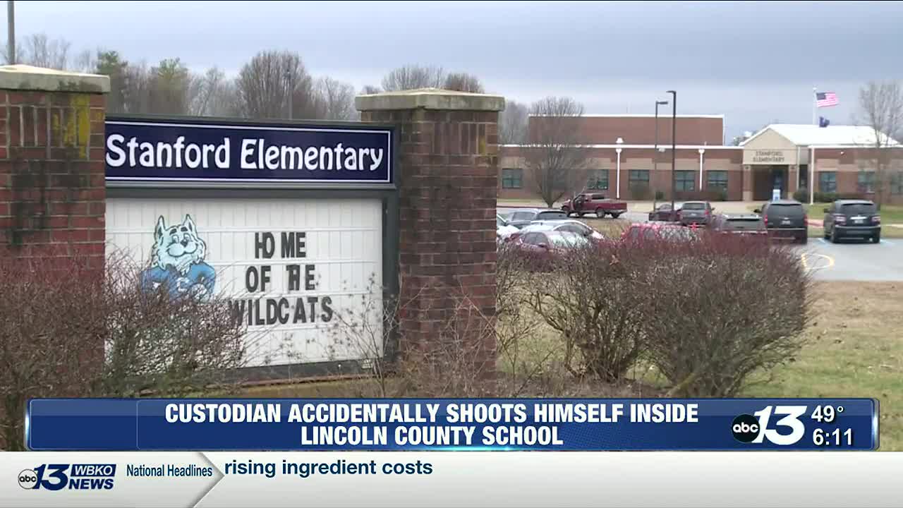 Custodian accidentally shoots himself inside Lincoln County School