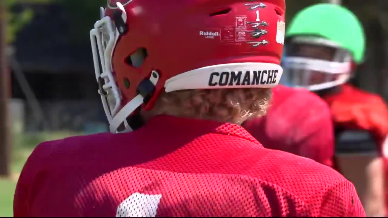 comanche indians football helmet Bode Grice takes over Comanche's Football program