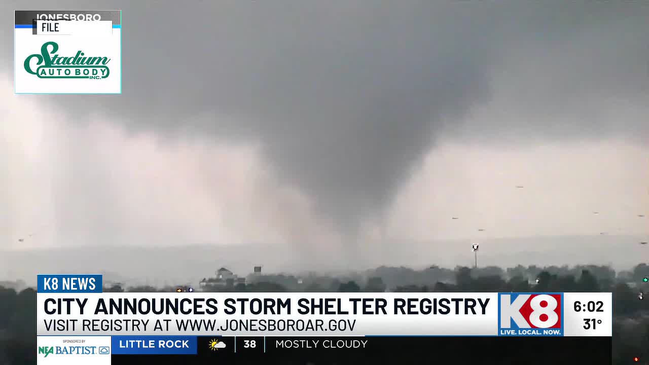 Jonesboro encourages residents to register storm shelters