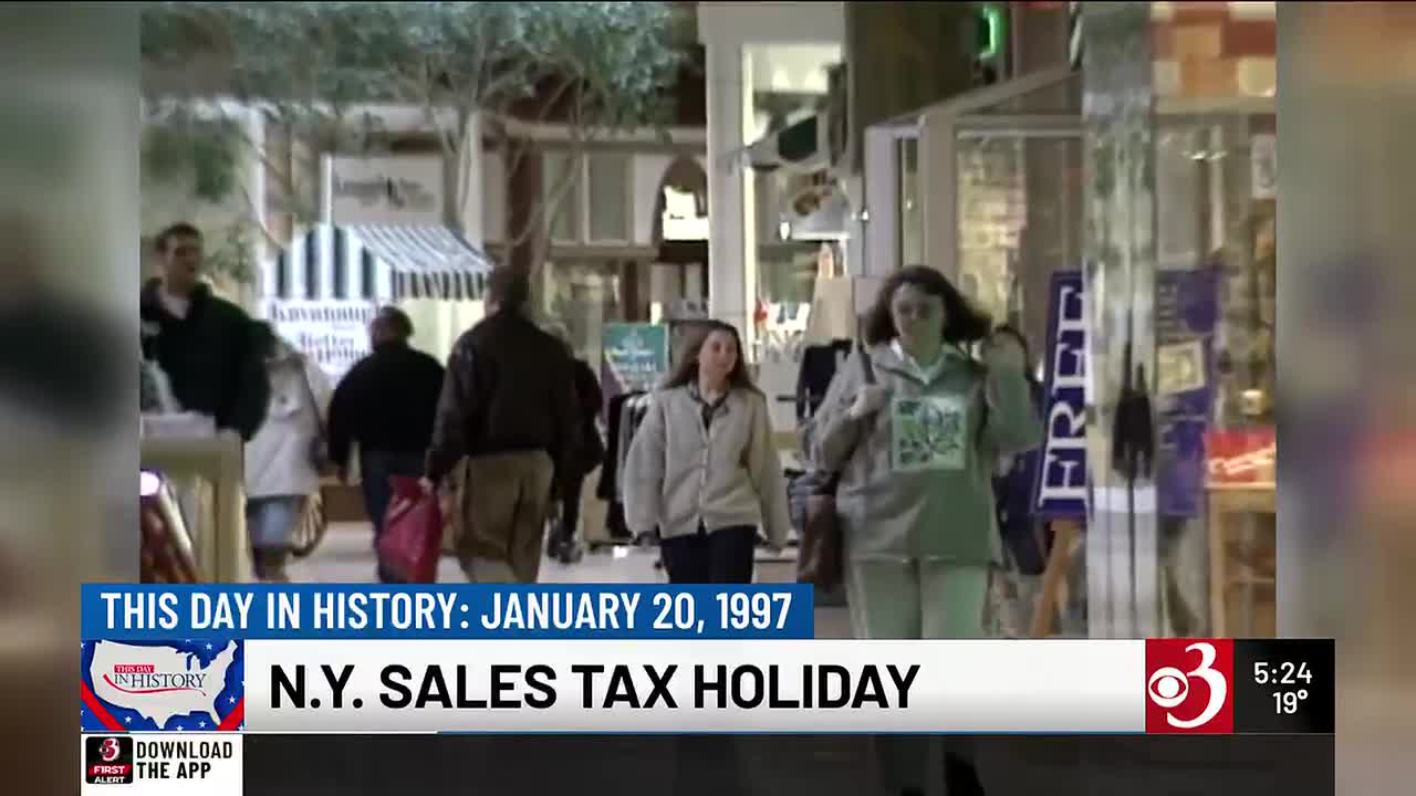 This Day in History: First sales tax holiday