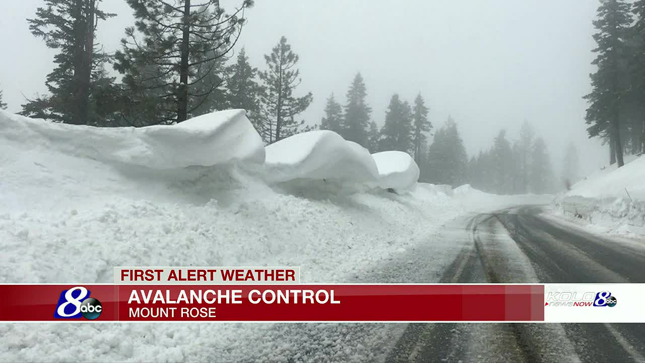 Avalanche Control On The Mount Rose Highway