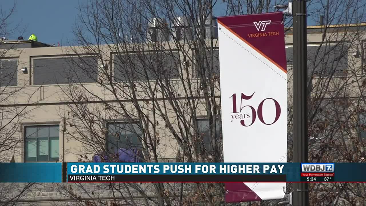 Virginia Tech graduate students push for higher pay