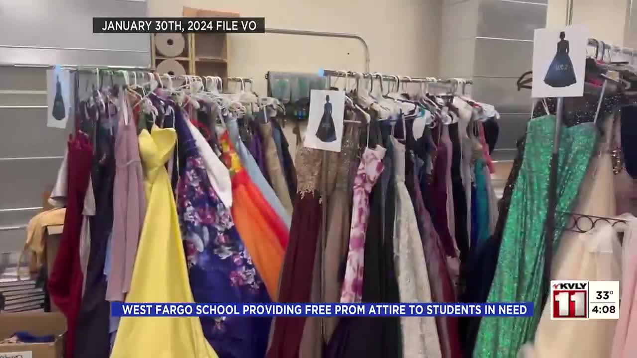 West Fargo school providing free prom attire to students in need