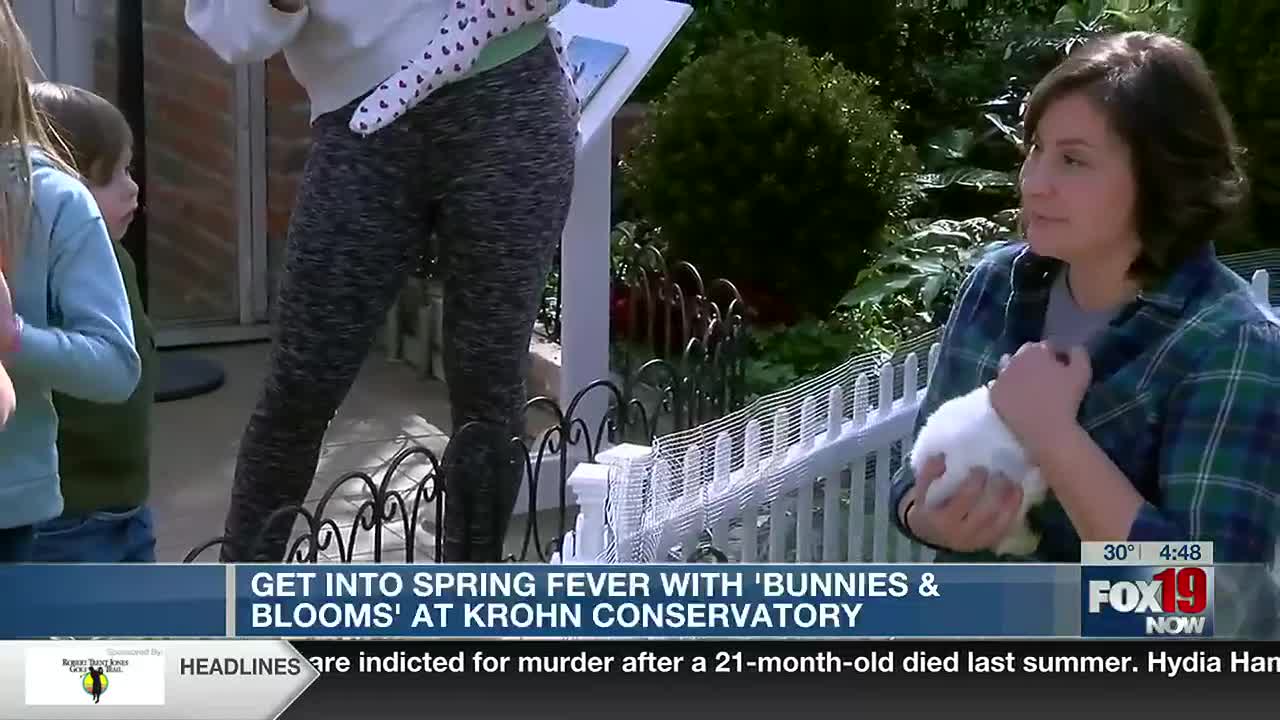 First ever 'Bunnies and Blooms' spring show at Krohn Conservatory