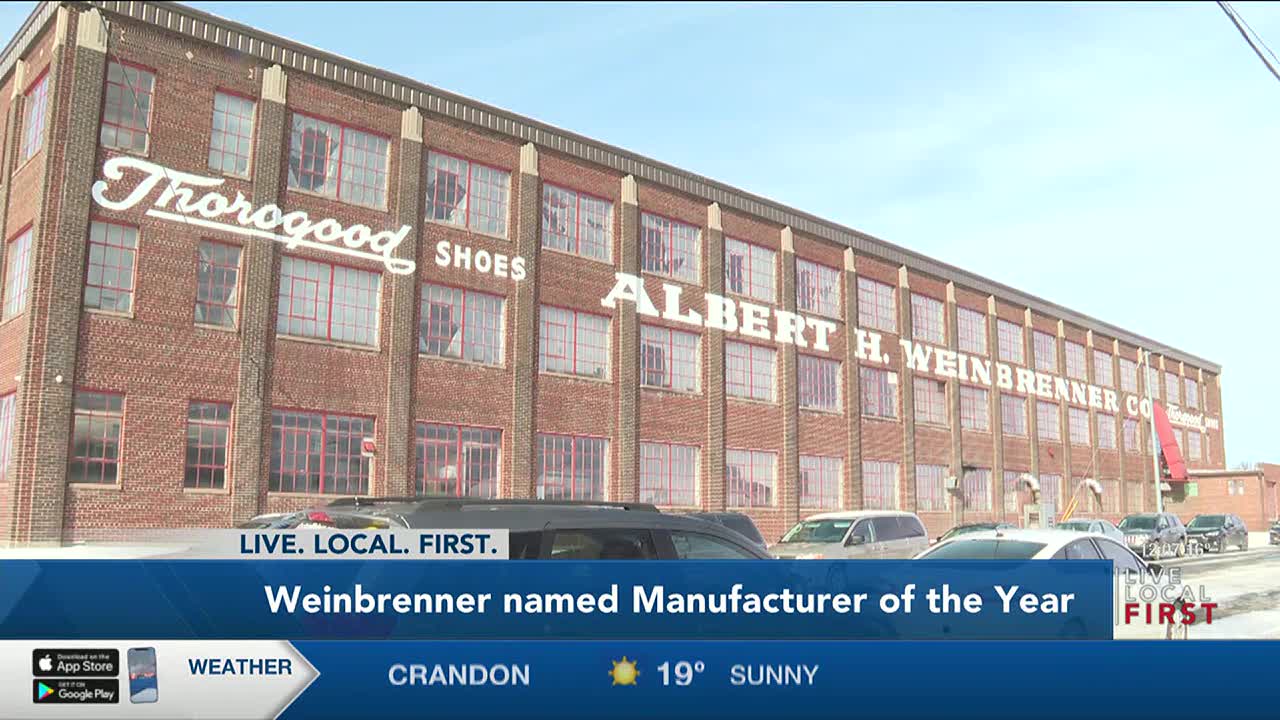 Weinbrenner Shoe Company awarded Manufacturer of the Year, image size:1280x720