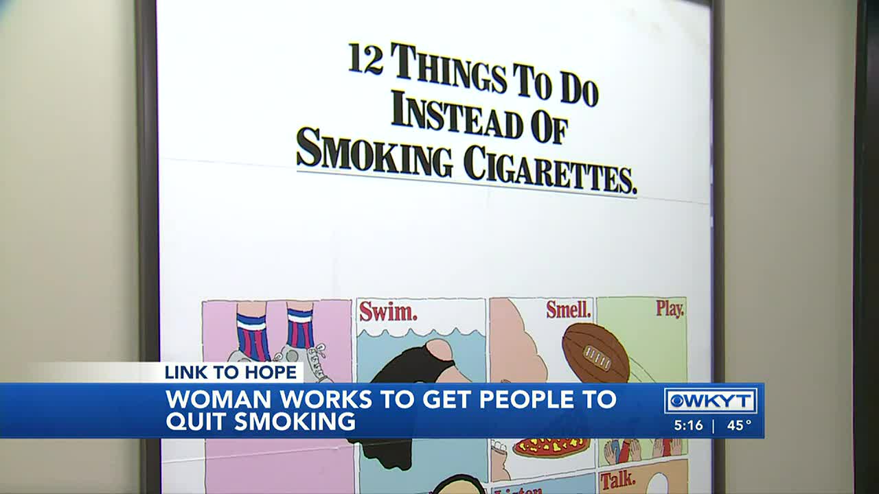 Link 2 Hope: Woman works to get people to quit smoking