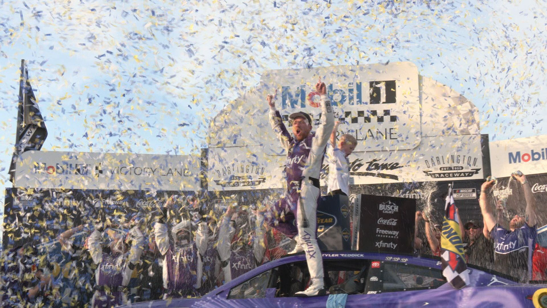 Tyler Reddick conquers Darlington, wins Goodyear 400 for 4th