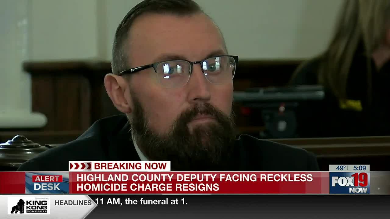 Highland County deputy quits amid felony charge in suspect's shooting death