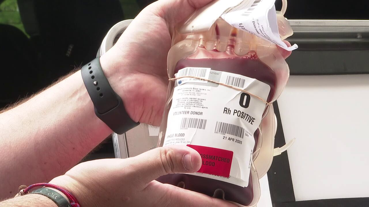 Alachua County Fire Rescue adds donated blood to emergency