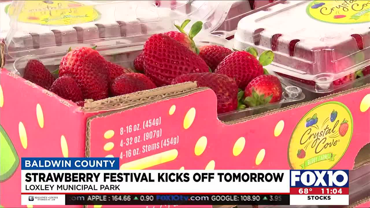 Strawberry Festival kicks off Saturday in Loxley
