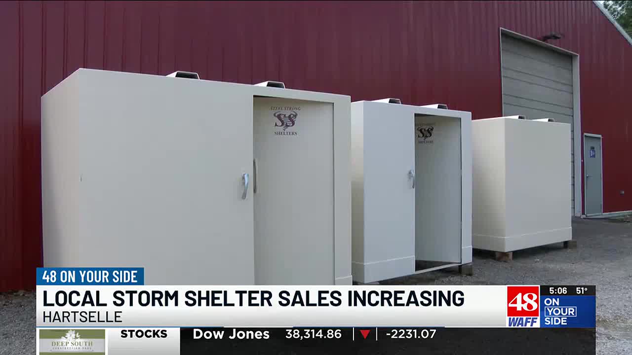 Hartselle business seeing high demand for storm shelters