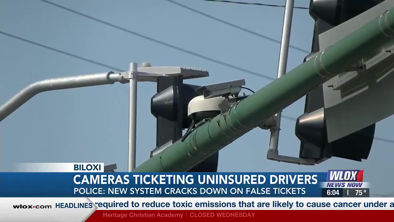 Cameras scanning cars for uninsured drivers on Biloxi interstates