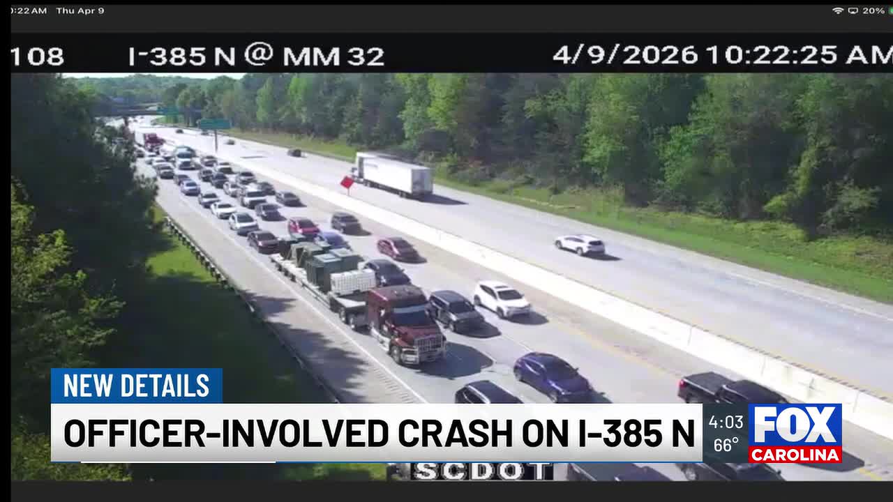 SCHP: Police officer, another driver injured in multi-car crash