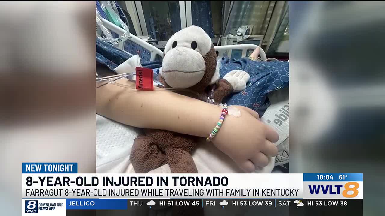 Farragut 8-year-old injured during tornado in Kentucky