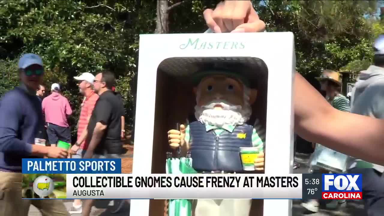 WATCH: Collectible gnomes cause frenzy at 2026 Masters