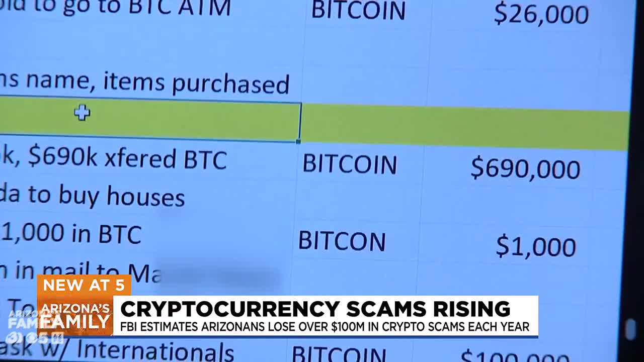 Scottsdale police reveal common tactics in crypto scams