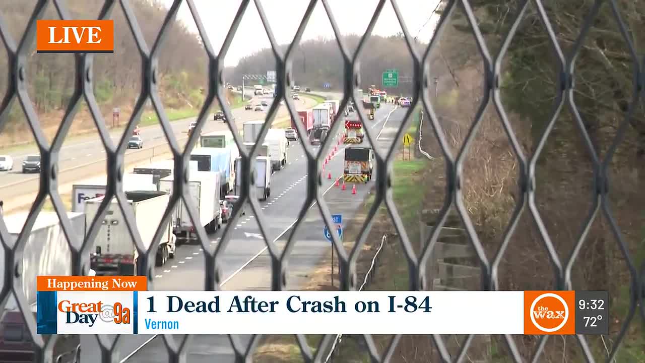 1 dead after crash on I-84