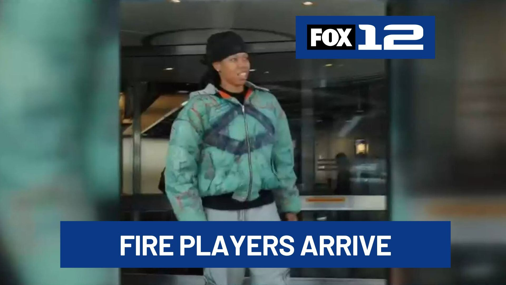 Portland Fire players arrive at PDX for start of training camp