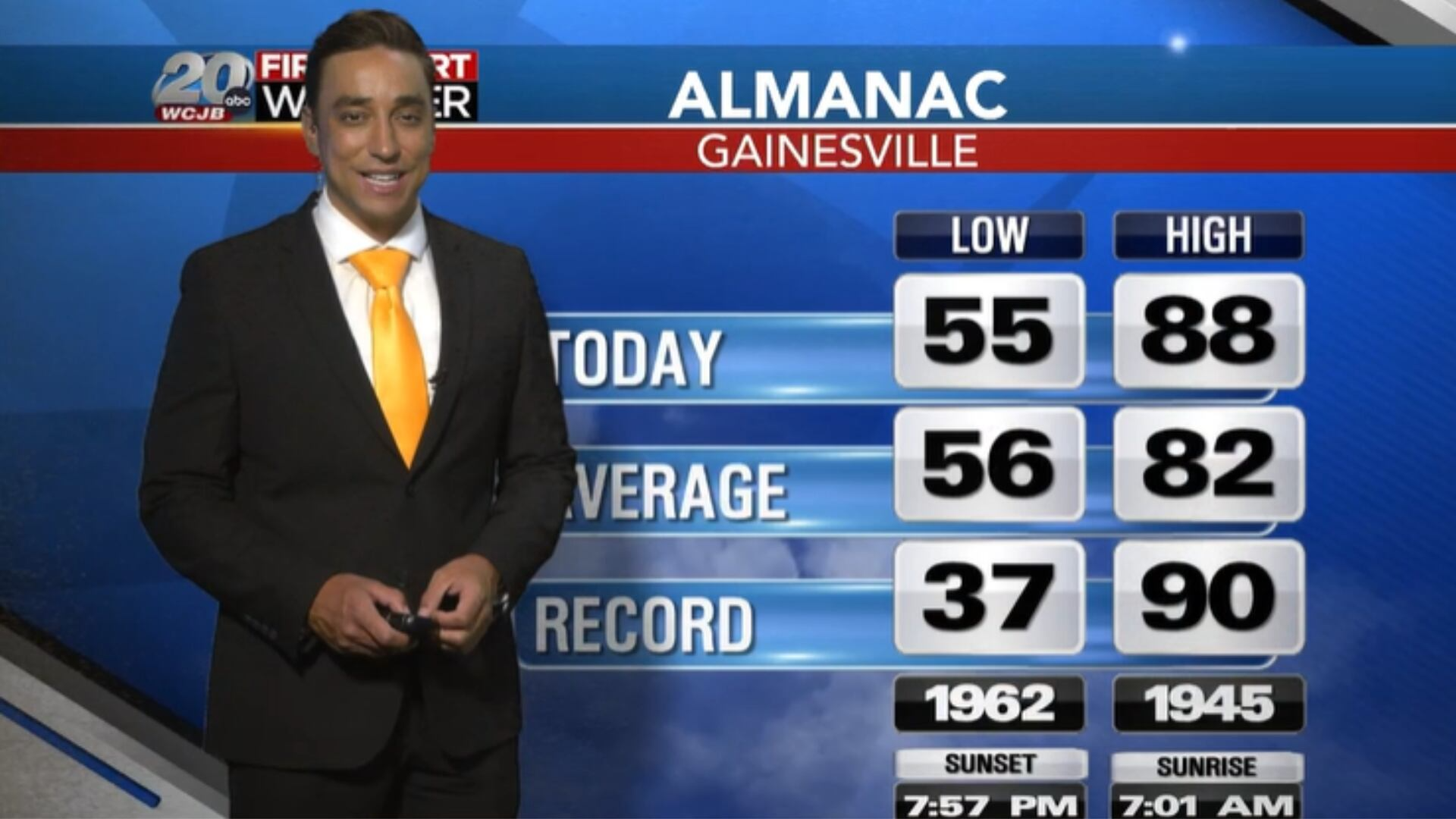 WCJB First Alert Weather Forecast | 11 p.m. Thursday