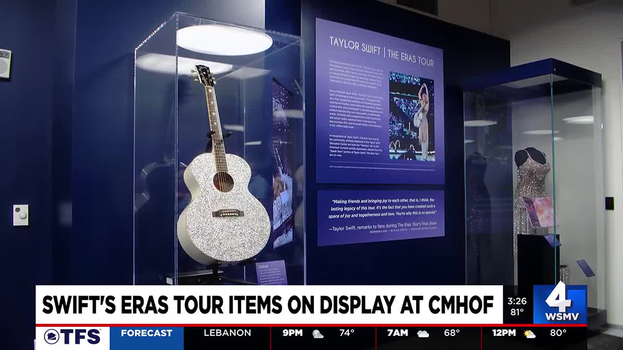 Country Music Hall of Fame unveils new artifacts from Taylor
