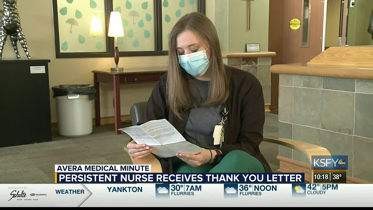 Avera Medical Minute Parents Send Thank You Letter To Nurse Who Helped Save Son S Life
