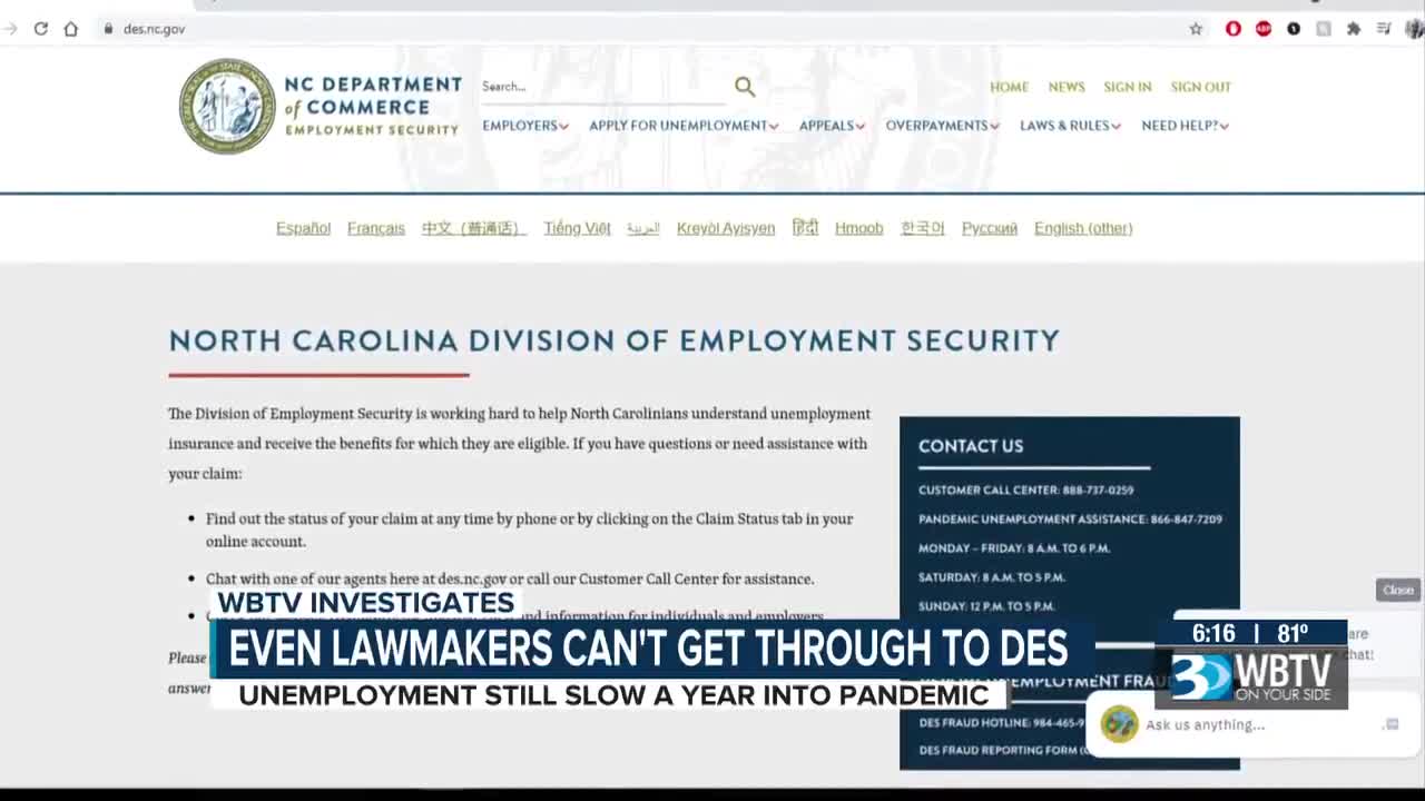 How hard is it to reach N.C. unemployment office? Even a top lawmaker can't  get through.