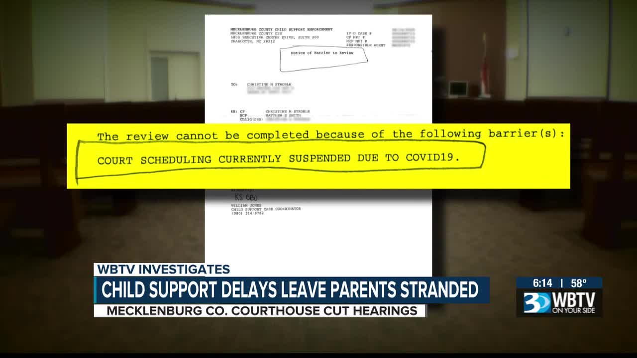 Families left in limbo by court's backlog of child support cases