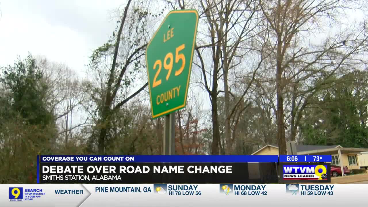 Smiths Station debating road name change