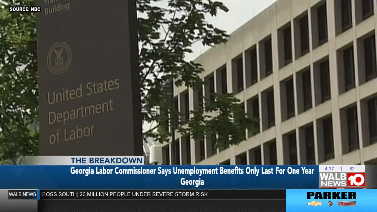 Georgia Labor Commissioner says Unemployment Benefits only last for one year