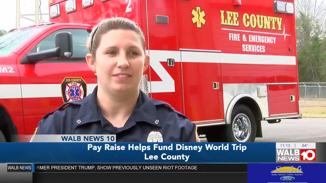 Lee Co. pay bump helps paramedic mom pay for family's trip to Disney