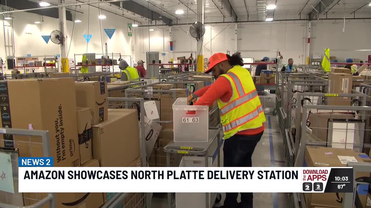 Amazon: The North Platte delivery station has processed more than