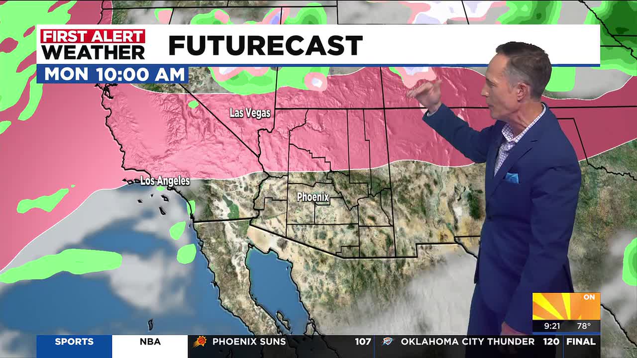 Cooler temps across Phoenix-area this weekend