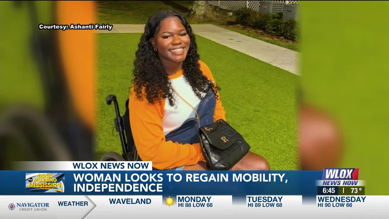 South Mississippi woman overcomes paralyzing crash, seeks support