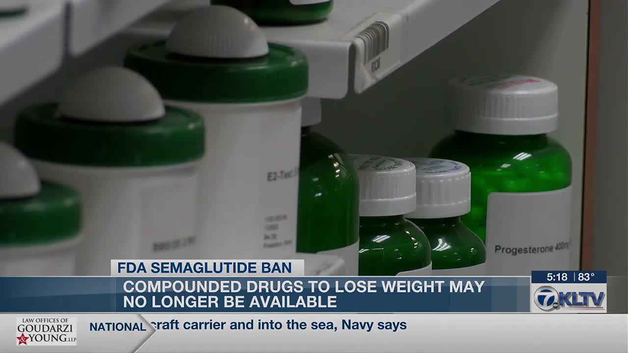 FDA announces ban for compounded weight loss drugs FDA announces ban for compounded weight loss drugs