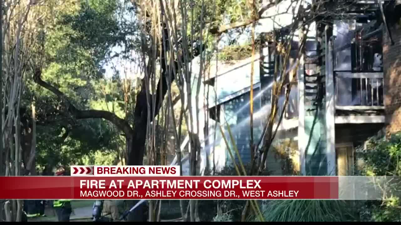 Red Cross Helping More Than 30 People Following Fire At W Ashley Apartment Complex