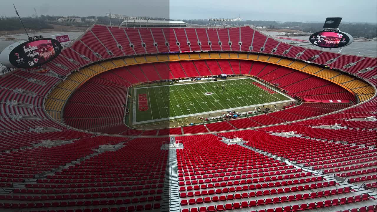 Lifelong Chiefs fans tie the knot at Arrowhead Stadium ahead of Texans matchup