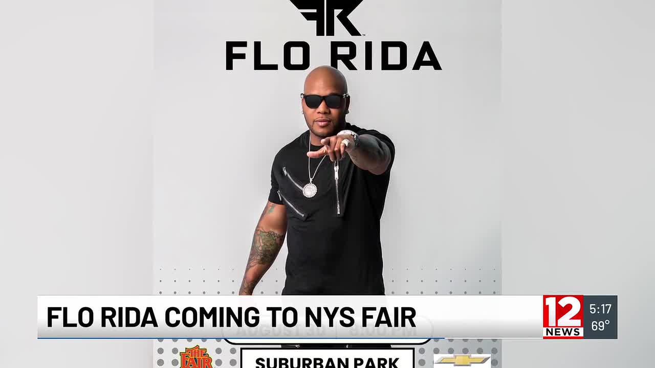 Grammy-nominated artist Flo Rida to perform at the New York State Fair