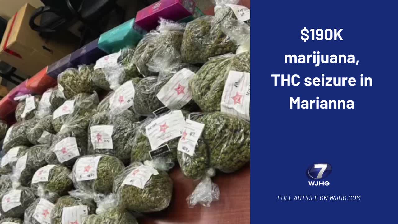 $190K marijuana, THC seizure in Marianna