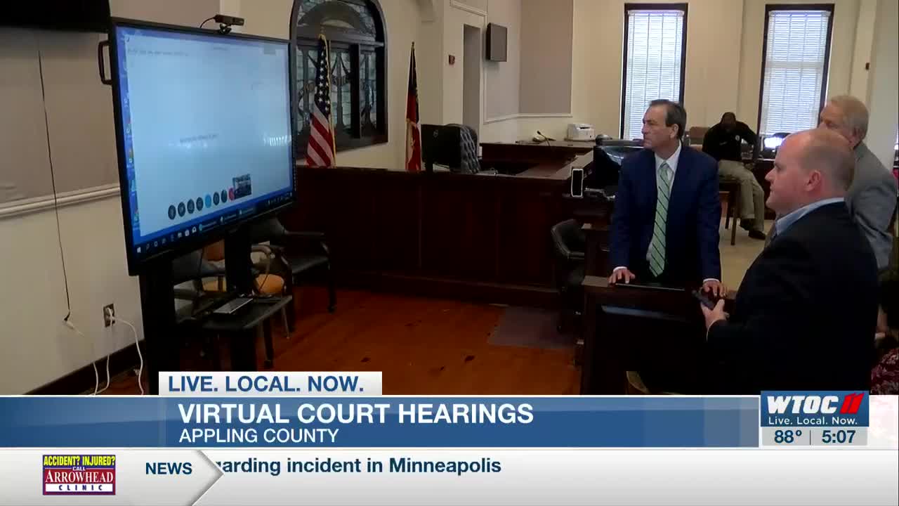 Virtual court hearings held in Appling County