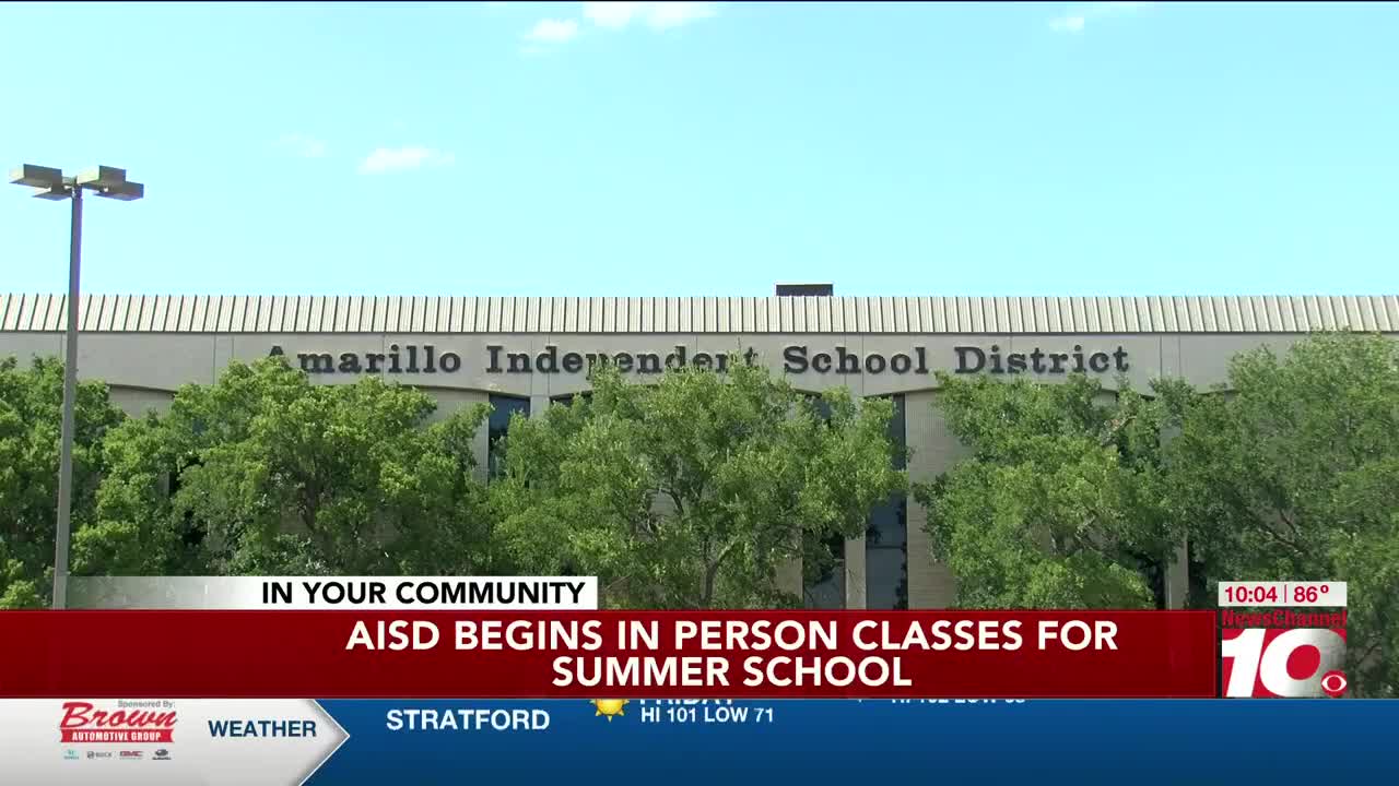 Amarillo ISD begins in-person summer school classes