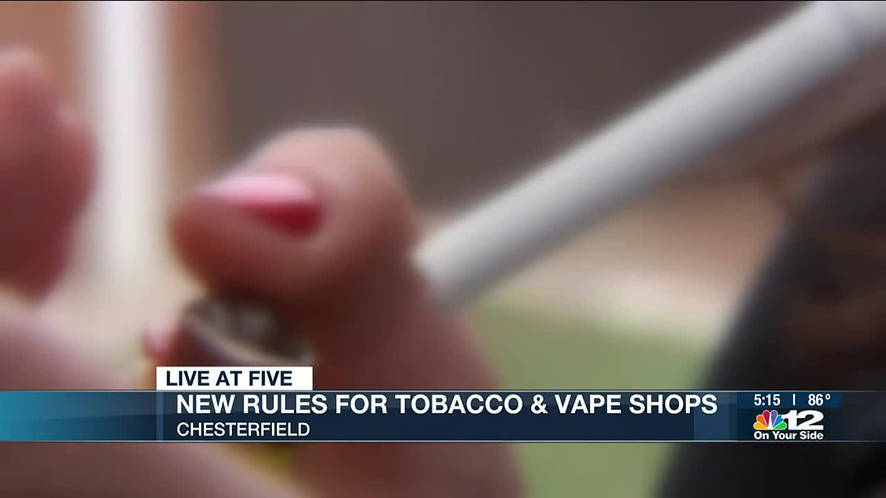 vape shops in chesterfield Chesterfield sets new zoning rules for future tobacco, vape shops