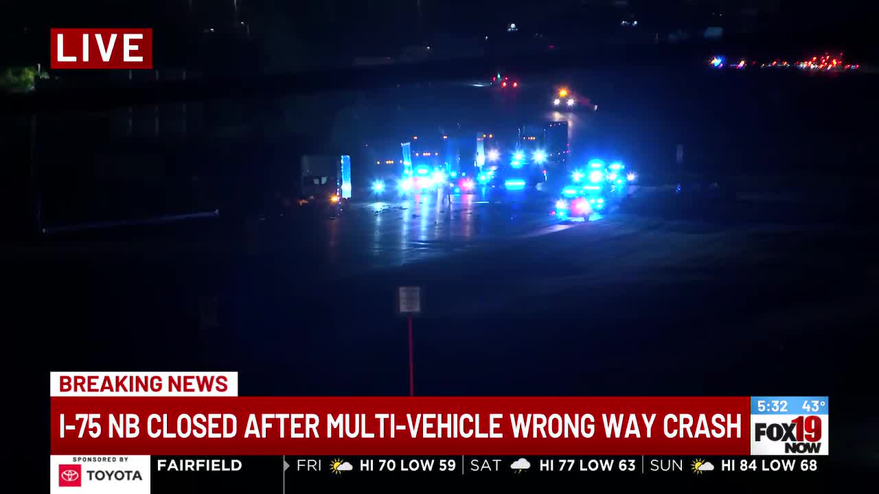 A Dead Giveaway - Now Is Nothing【輸入盤】 NB I-75 closed at I-275 after wrong-way crash, 1 critically hurt