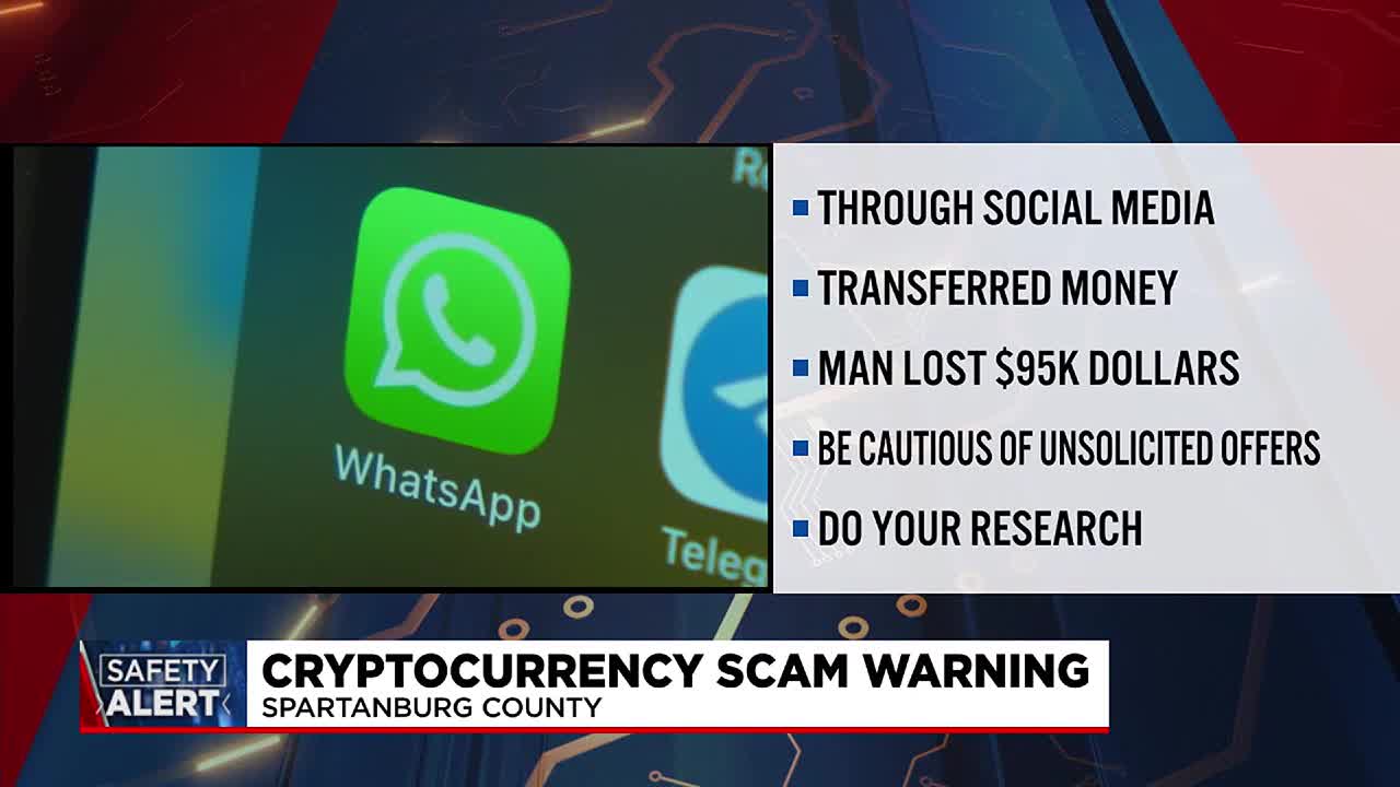 Safety Alert: Cryptocurrency scam warning in Spartanburg County