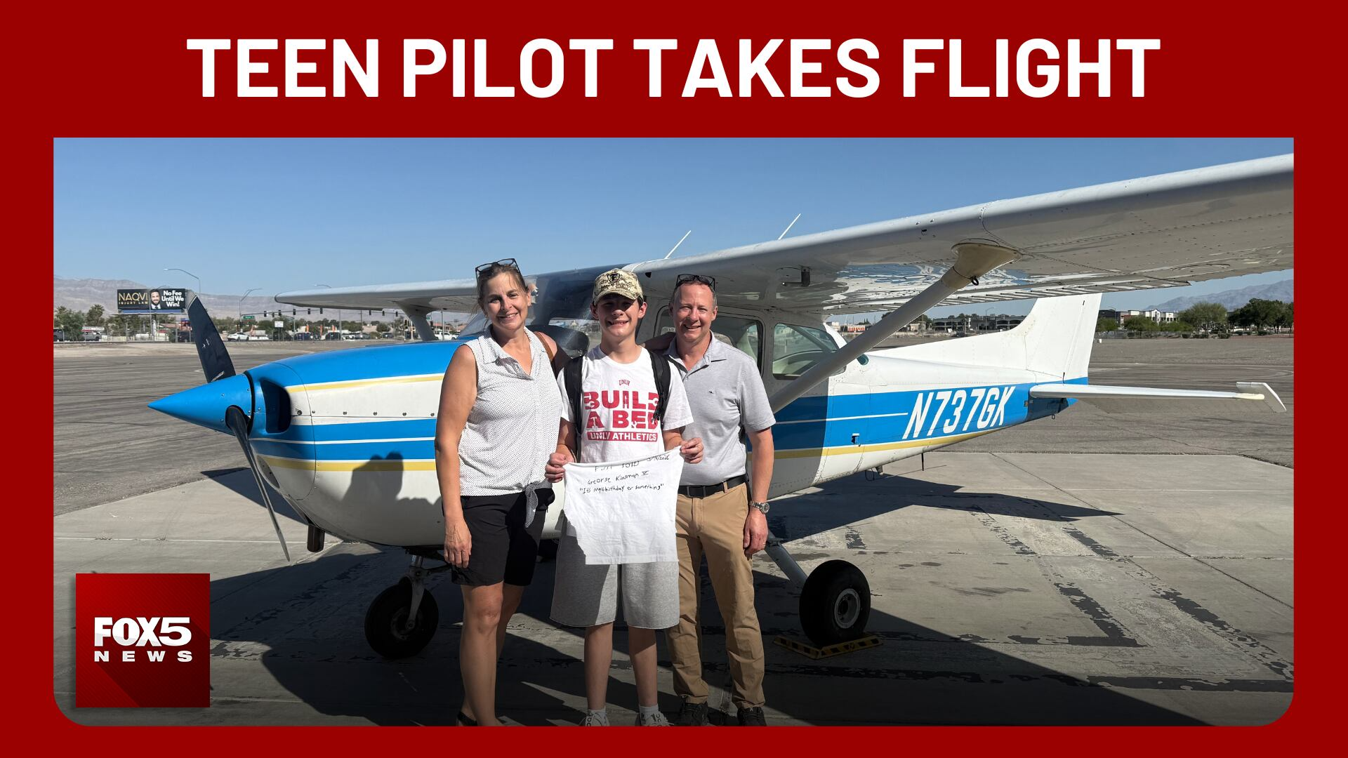 Las Vegas teen completes first solo flight on 16th birthday