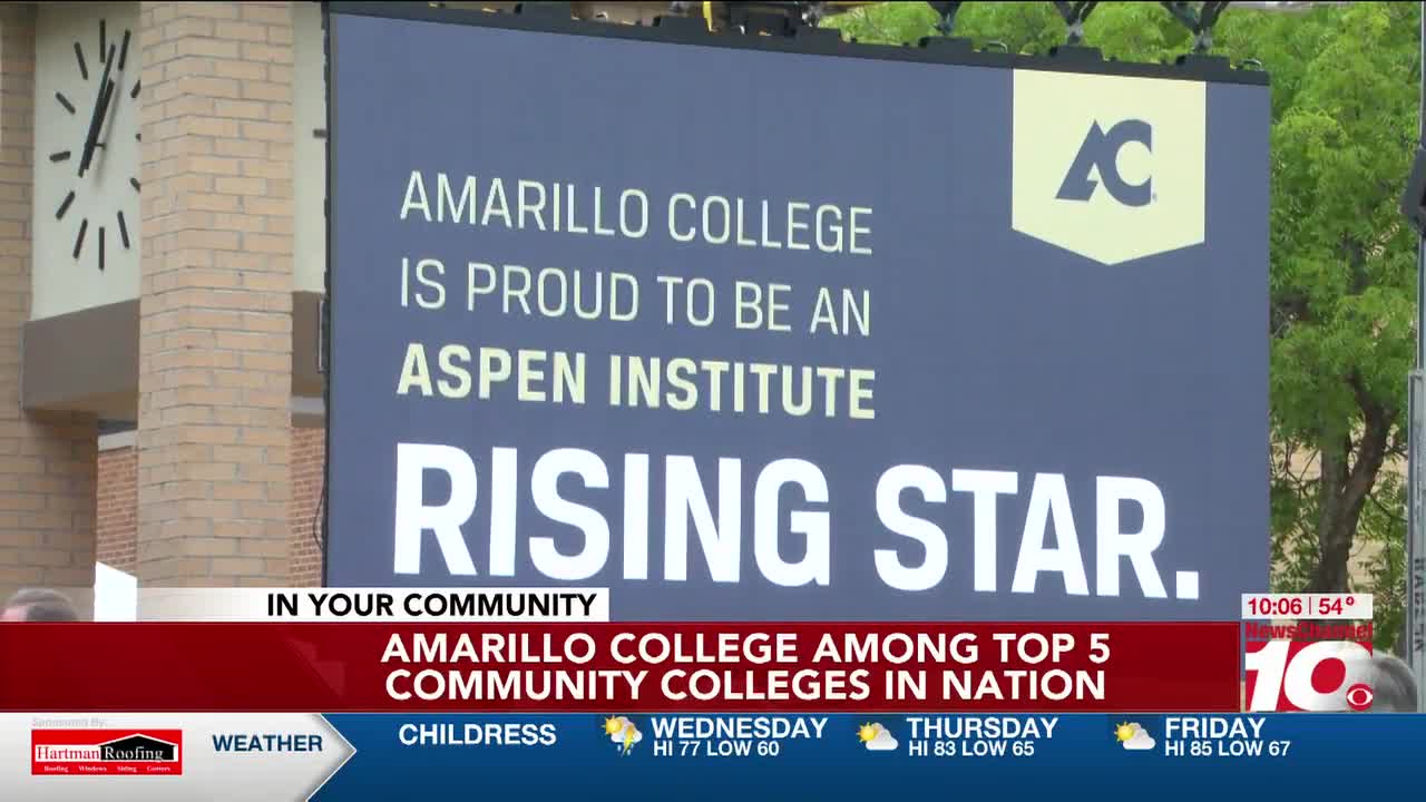 Amarillo College named among top 5 community colleges in nation